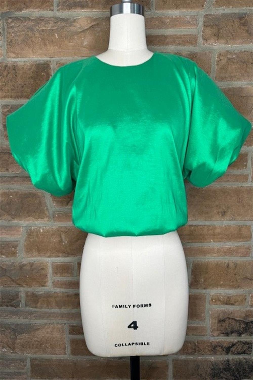 Mardi Gras Camdyn Top in Green