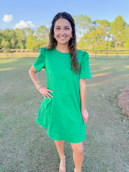 Mardi Gras Chappell Dress in Green