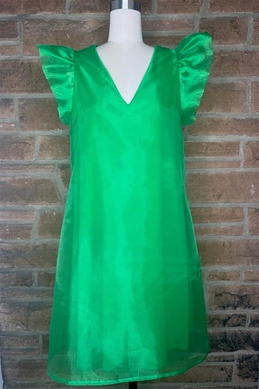 Mardi Gras Dallas Dress in Green
